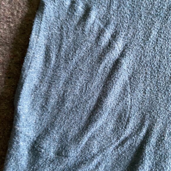 Chico's Cowl Neck 3/4 Length Sleeve Top Blue-Gray Chico's 2 Size 12 - Picture 6 of 9